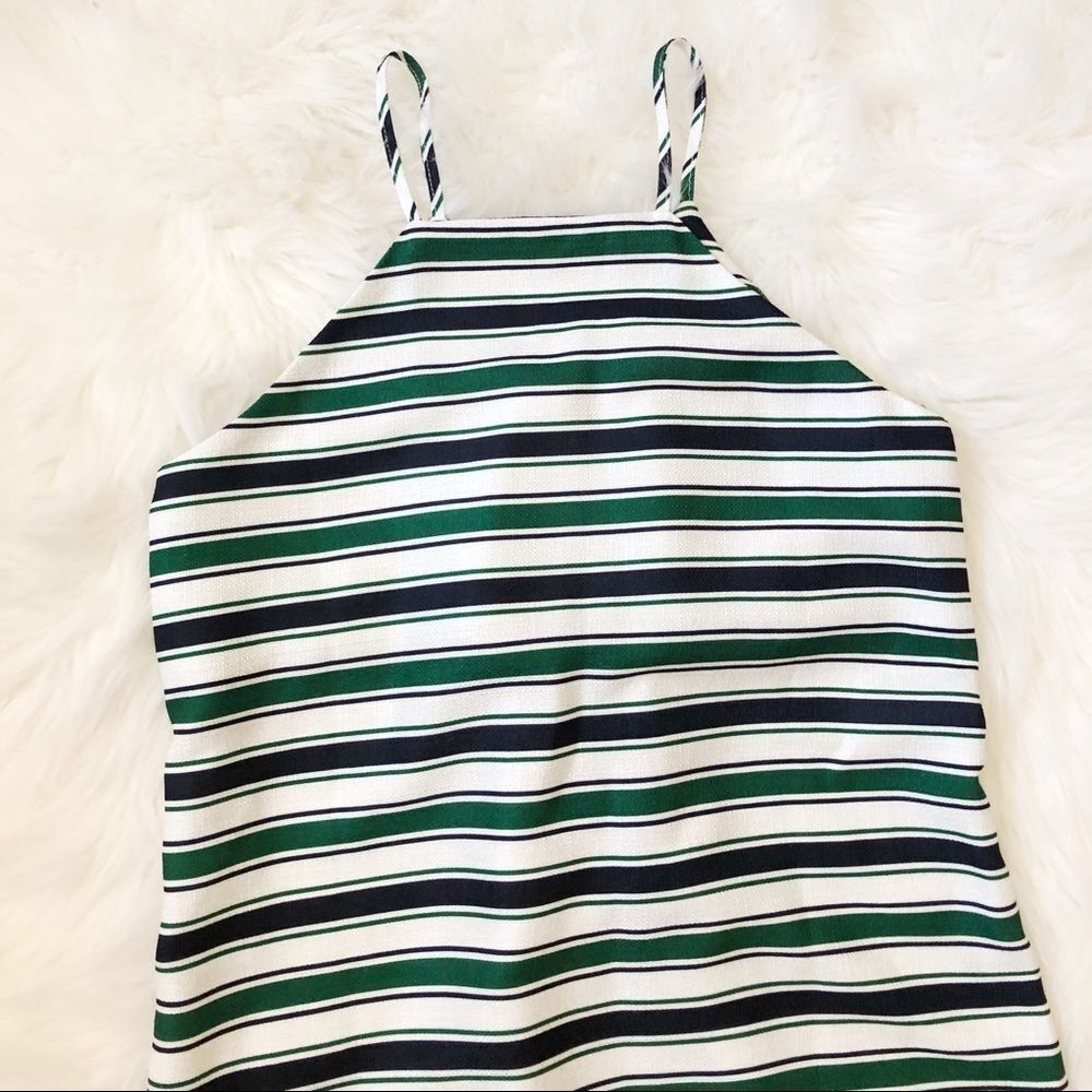 NWT J.O.A. Striped Midi Dress